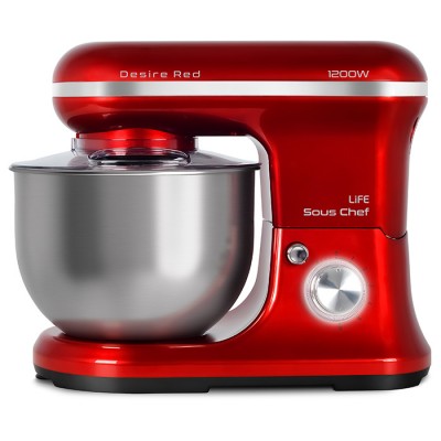 Κουζινομηχανή Inox κάδος 5L 1200W LIFE Sous Chef Desire Red